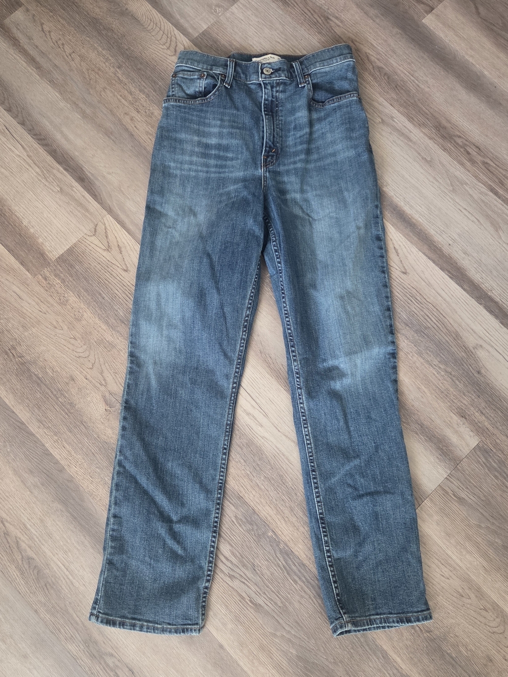 Abercrombie & Fitch The 90s Straight Ultra High Rise Jeans Sz 28 / 6 R